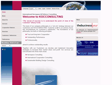 Tablet Screenshot of koc-consulting.com