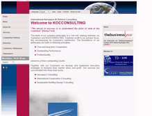 Tablet Screenshot of koc-consulting.de